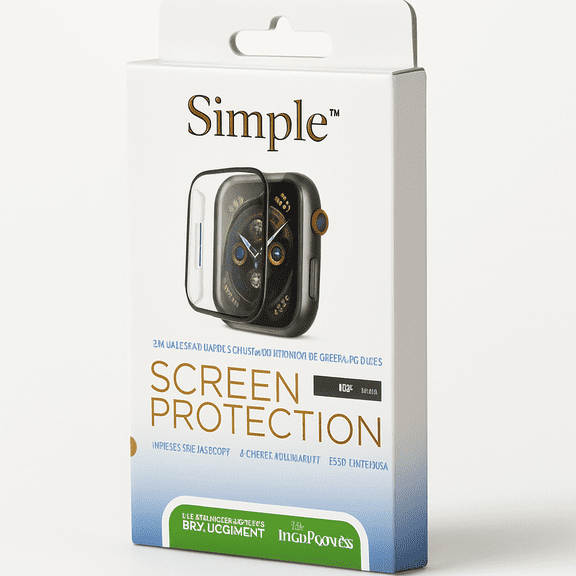 Simple Tempered Glass Screen Protector For Apple Watch 44mm (Series Se / 6 / 5 / 4)