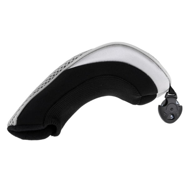 Hybrid UT Club Head Cover Headcover con Etiqueta de Número ,,,, 7, X - 7 - Equipo para golf Rendimiento , Gris