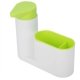 thumbnail image 1 of Esponja Set organizador Dispensador de jabón Bandeja de baño Organizador de fregadero de 2 compartimentos para fregaderos de cocina, 17,5 × 6 × 16,5 cm Xemadio LKX-0714-1, 1 of 8