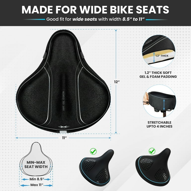 Gel padded cycle seat sale