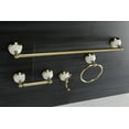 thumbnail image 2 of Kingston Brass BAK1111478BB Victorian 4 Piece Bathroom Accessory Set, Brushed Brass, 2 of 5