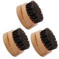thumbnail image 2 of Peine de madera para barba con cerdas de jabalí, herramienta para el cuidado de la barba, 3 uds., 2 of 6