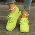 thumbnail image 6 of Domzle Women's Running Shoe Lightweight Fashion Sneaker for Jogging Walking Light Workouts Yellow 37, 6 of 6