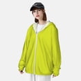 thumbnail image 3 of Fotbe Yellow Chaqueta con Protección Solar UPF 50+ para Hombre y Mujer, Camisa con Capucha y Bolsillos-Large, 3 of 7