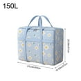 thumbnail image 4 of Heavy Duty Storage With Reinforced Handles Extra Large Storage Bags For Clothes Toys Christmas Decoration Organizer Tote Bag Thickened Double Zipper, 4 of 8
