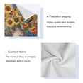 thumbnail image 4 of BZSMCE 3piece Bath Towel Sets Hand Bath Towels Fashion Sunlit Garden Dreams Printed Towel Sets, 4 of 8