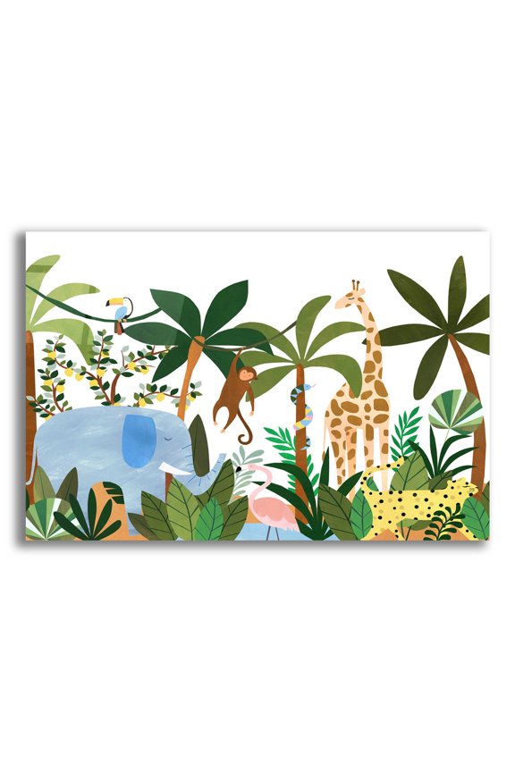 'Jungle' by Emily Kopcik, Acrylic Glass Wall Art, 16"x12"