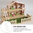 thumbnail image 3 of OUNONA 2Pcs Mini Ladder Adornment Wooden Small Ladder Chic Design Decorative for Home Miniature Display, 3 of 8
