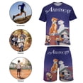 thumbnail image 5 of The Aristocats Boys Girls Short Sleeve Mesh T-Shirt And Shorts Outfit Set Summer Clothes Set for Kids, 5 of 8