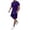 Dark Purple, variant on KKBOTIVE Men's 2pc Outfit Set Solid Color Round Neck Shorts Sleeve Tracksuit 2 Piece Summer Suits Adults, Beige Size: L