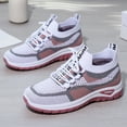 thumbnail image 4 of CHENge Shoes for Women Sneakers Classic Lightweight Extra Wide Width Low Top House Shoes for Women Indoor Gym Workout Shoes Breathable Mesh Walking Sneakers, 4 of 7