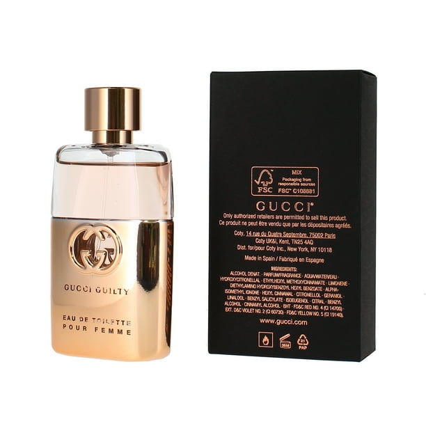 Gucci Guilty Pour Femme Eau De Toilette, Perfume for Women, 1.6 Oz