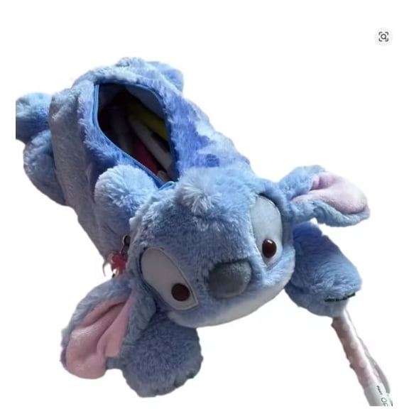 Adorable Stitch Inspire Plush Pencil Case – Cute & Practical Storage for Stationery, Supplies, Make Up and Essentials, 1 count
