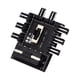 thumbnail image 5 of Matsuzay Placa base de computadora ventilador Hub Splitter extensión PC Controlador de velocidad negro, 5 of 6