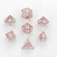 thumbnail image 2 of Mini Polyhedral Dice Set - Ethereal Light Purple w/White (7), 2 of 2