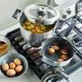 thumbnail image 6 of GreenPan Levels Stainless Steel Stackable Ceramic Nonstick 6-Piece Cookware Set, 6 of 11