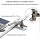thumbnail image 5 of 6pcs Large Metal Hinge Clips,2 Inch Silver Bulldog Paper Clip Clamp/Money File Binder Clips, 5 of 5