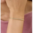 thumbnail image 3 of Pulsera Tennis Pearich en Oro Laminado 14K con Circonia Cúbica, 3 of 8