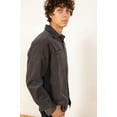 thumbnail image 4 of Charcoal Corduroy Button Down Shirt - Long Sleeve, Casual Fit, 4 of 4