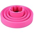 thumbnail image 2 of RV Difusor de secador de pelo de silicona soplador de pelo plegable herramienta de estilo de peluquería de salón profesional cubierta de campana universal, rosa brillar  Electrónica, 2 of 5