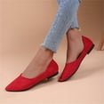 thumbnail image 6 of Mostsola Flats for Women Pointed Toe Ballet Flats Shoes Suede Dress Shoes Business Casual Shoes, 6 of 7
