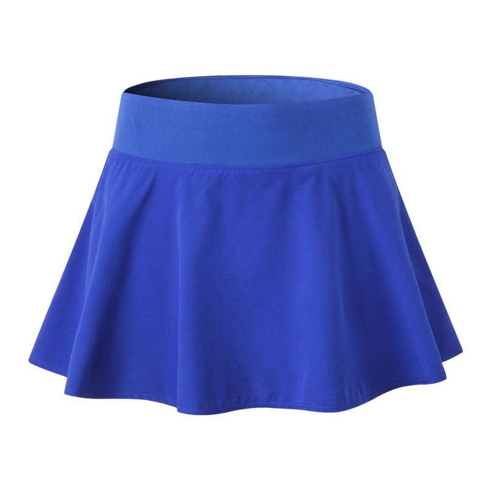 Blue pleated tennis skirt best sale