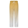 thumbnail image 5 of Aesthetic Chrome Yellow And White Gradient Winter Female Pants Flannel High Waist Women Pants Lady Warm Straight Leg Plush Trousers, 5 of 7