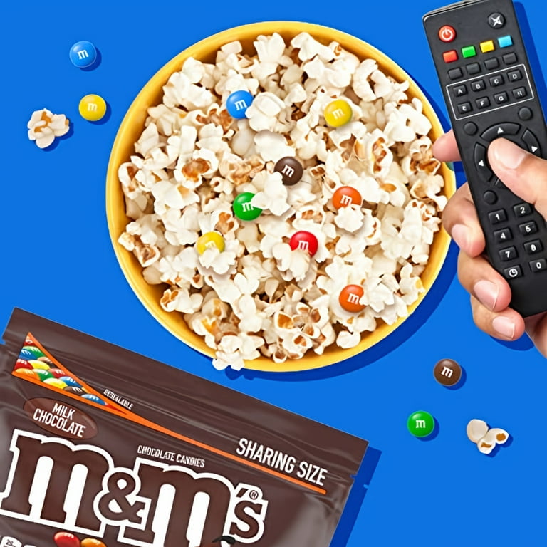 M&M S Milk Chocolate Candy Sharing Size (Pack of 6) - Walmart.com