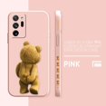 thumbnail image 3 of Case For Samsung Galaxy A30 A20S A10S A14 Note 20 10 9 Pro Plus Lite Ultra 4G 5G Liquid silicone Case Cute T-Teddy Bear, 3 of 5