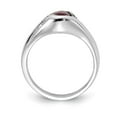 thumbnail image 2 of Primal Gold 14 Karat White Gold 6x4mm Oval Ruby and Diamond Ring, 2 of 4