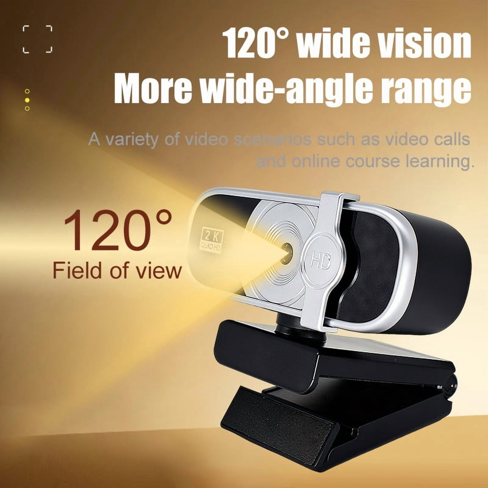 1080P 2K 4K HD Webcam With Microphone , Usb Computer Camera For Pc Laptop Video Conferencing Online Class Zoom Skype Teams