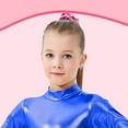 thumbnail image 4 of hengsof Girls Glossy Unitards Gymnastics Long Sleeves Full Body Toddler Ballet Leotards for Kids Costumes, 4 of 7