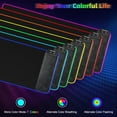 thumbnail image 5 of Miroddi Mouse Pad with Wireless Charging, 15W RGB Gaming Mousepad with 9 Light, LED Large Desk Mat with Waterproof Non-Slip Rubber Base, 5 of 10