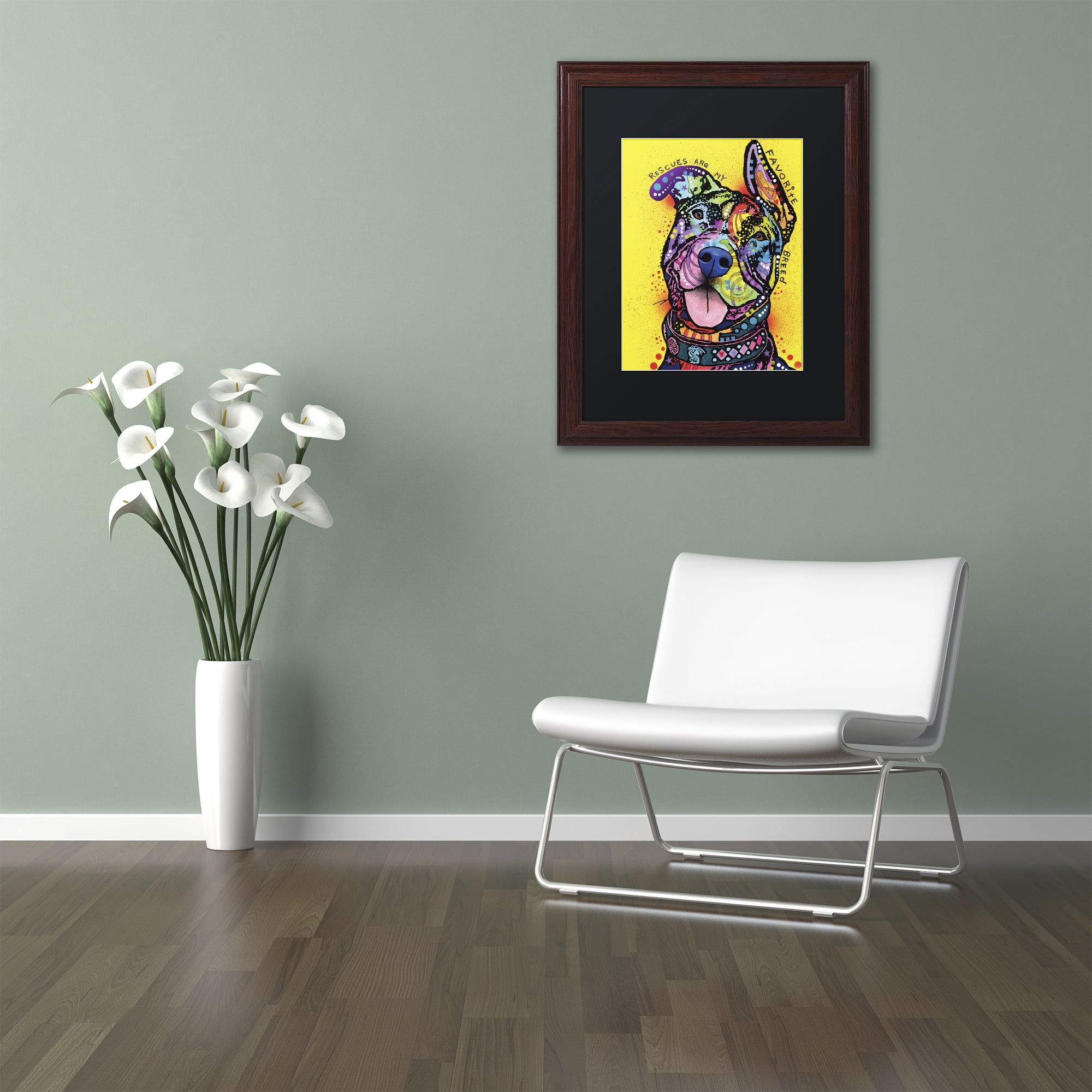 Trademark Fine Art 'My Favorite Breed' Matted Framed Art by Dean Russo