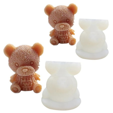 

Bear Ice Cube Mold 3D Food Grade Silicone Drink Cake Decoration