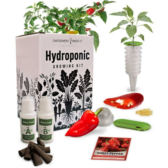 Ghost Pepper Hydroponic Grow Kit