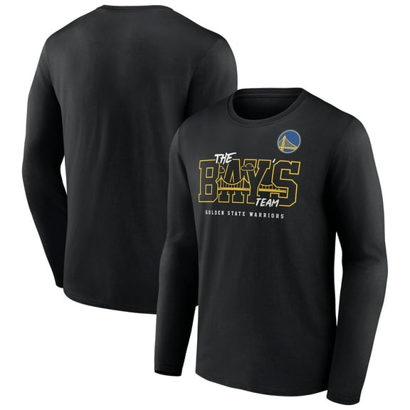 Men's Black Golden State Warriors Team Pride Long Sleeve T-Shirt