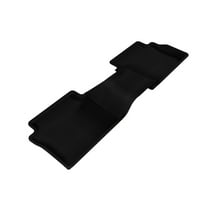 3D MAXpider Second Row Custom Fit All-Weather Floor Mat for Select Mazda3 Models - Kagu Rubber (Black)