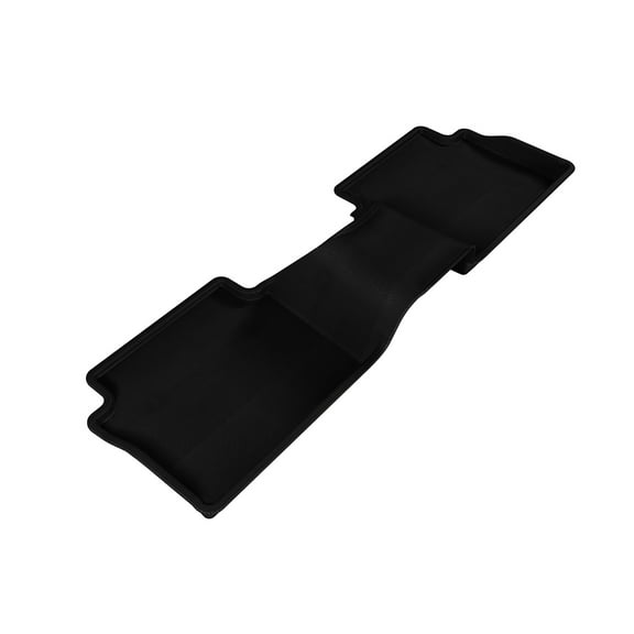 3D MAXpider Second Row Custom Fit All-Weather Floor Mat for Select Mazda3 Models - Kagu Rubber (Black)