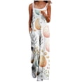 thumbnail image 3 of TaTaai Women's Daily Casual Printed Jumpsuit Sleeveless V-Neck Adjustable Back Strap Design Loose Fit with Pockets Lightweight Soft Long Jumpsuit for Spring Summer Gift, 3 of 6