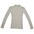 thumbnail image 4 of BOOMNY Womens Sweater Long Sleeve Basic Sweaters for Women Solid Color Turtleneck Slim Knit Pullover Trendy Tops 2025 Fall Winter Knitwear, 4 of 9