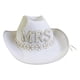 thumbnail image 1 of Sombrero de vaquera occidental para novia, sombreros de fiesta blancos, sombreros para el sol con apliques de flores, ala ancha SRA, 1 of 8