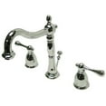 thumbnail image 1 of Two Handle 8" to 14" Widespread Lavatory Faucet with Brass Pop-up, 1 of 1