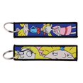 thumbnail image 1 of Disney Villains Maleficent Bordado Llave Fobs Llavero Motocicletas Coches Mochila Chaveiro Amigos Regalos, 1 of 4