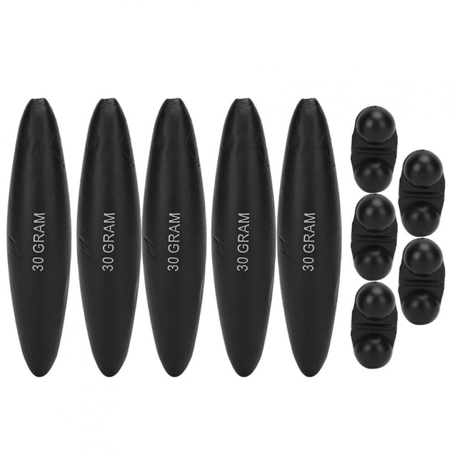 Flotadores de bagre EVA portátiles y accesorios de pesca con campana, alta resistencia, color negro, 30g, 5 uds.