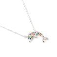 thumbnail image 1 of Gargantilla Collar Delfín Zirconia AAA Plata Fina .925 multicolor Unitalla AMETRINAA, 1 of 4