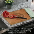 thumbnail image 7 of CounterArt Leather Lonestar 3mm Tempered Glass Cutting Board 15" x 12", 7 of 7
