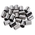 thumbnail image 3 of Rongfmy 20Pcs Metal Bell Drawstring Rope End Cord Stopper Rope Paracord Lock Black BlackA, 3 of 8