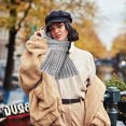 thumbnail image 4 of Bufandas de punto grueso de invierno Bufandas de punto gruesas y cálidas para mujer Bufanda de punto gruesa suave y larga para exteriores para hombres y mujeres, 4 of 5