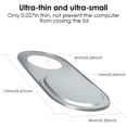 thumbnail image 3 of Webcam Cover, Camera Cover Slide, 0.027 Inch Ultra-Thin Metal Camera Privacy Covers for Laptop, PC, Smartphone, Protect Your Visual Privacy and Security (Black - 3 Pack), 3 of 7